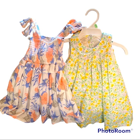 First Impressions Other - Pair of 18mo. Sundresses w/ matching shorts
